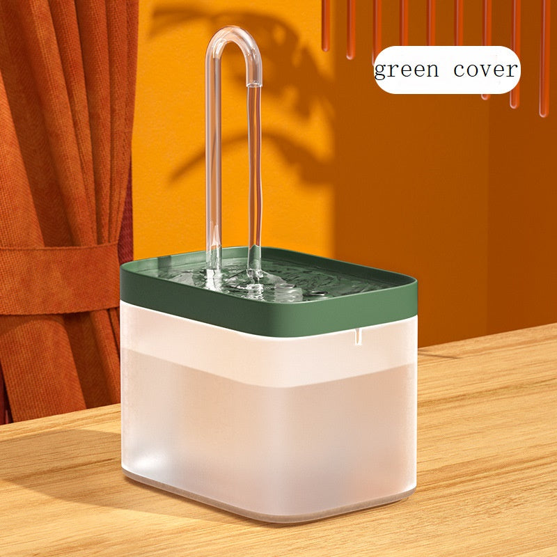 Fuente de Agua Automática Silenciosa para Gatos 1.5 L con Filtro