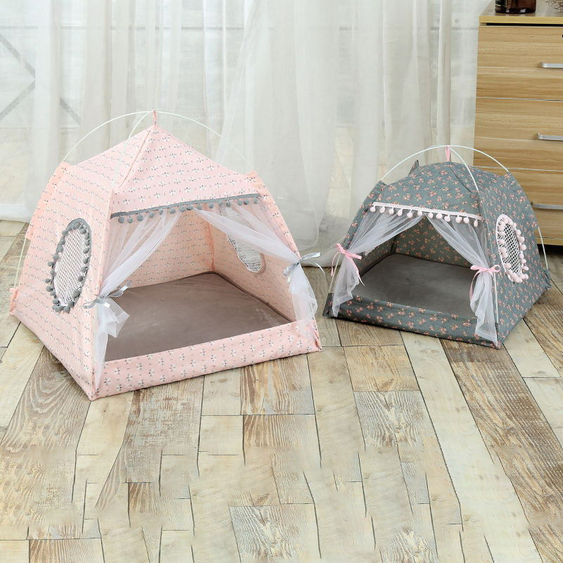 Cama Tienda Calmante para Gatos y Perros Pequeños – detalle 4 | Pawvora