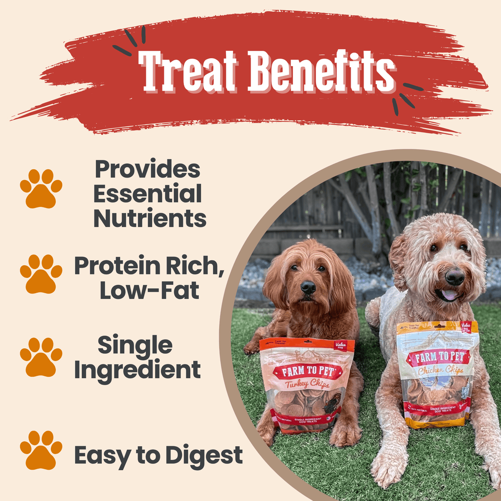 Dúo de Chips de Pavo y Pollo para Perros – 100% Naturales