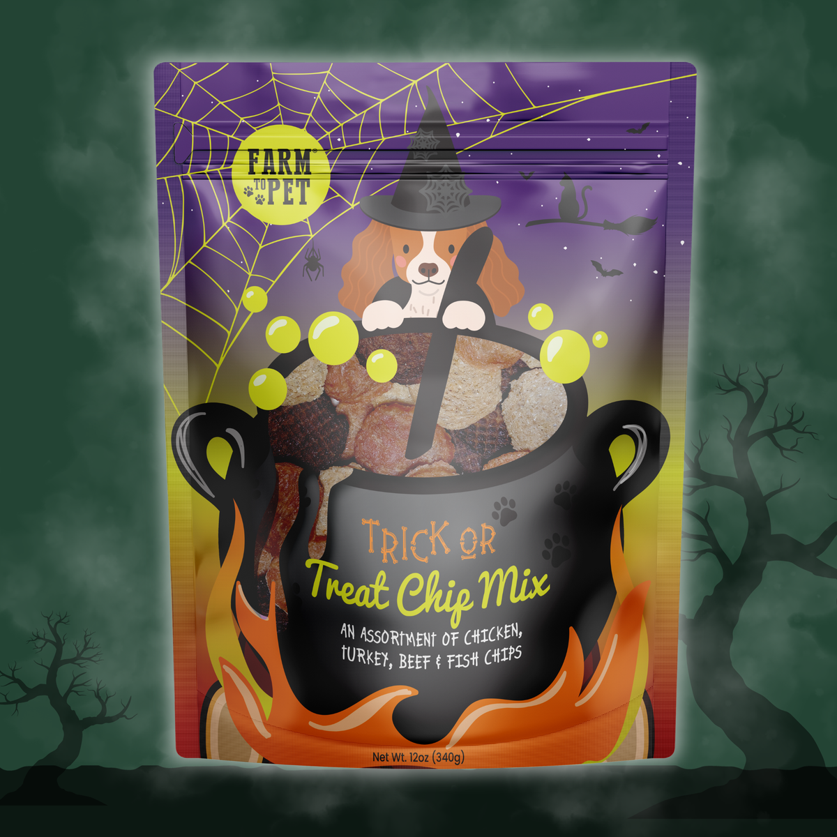 Mix de Chips Trick or Treat – Premios de Halloween para Perros
