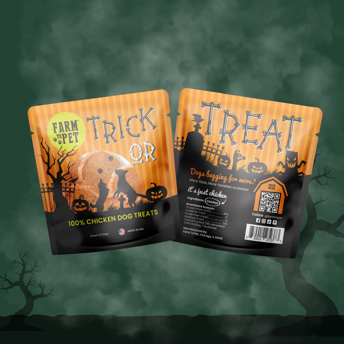 Pack de Snacks de Halloween para Perros – detalle 3 | Pawvora