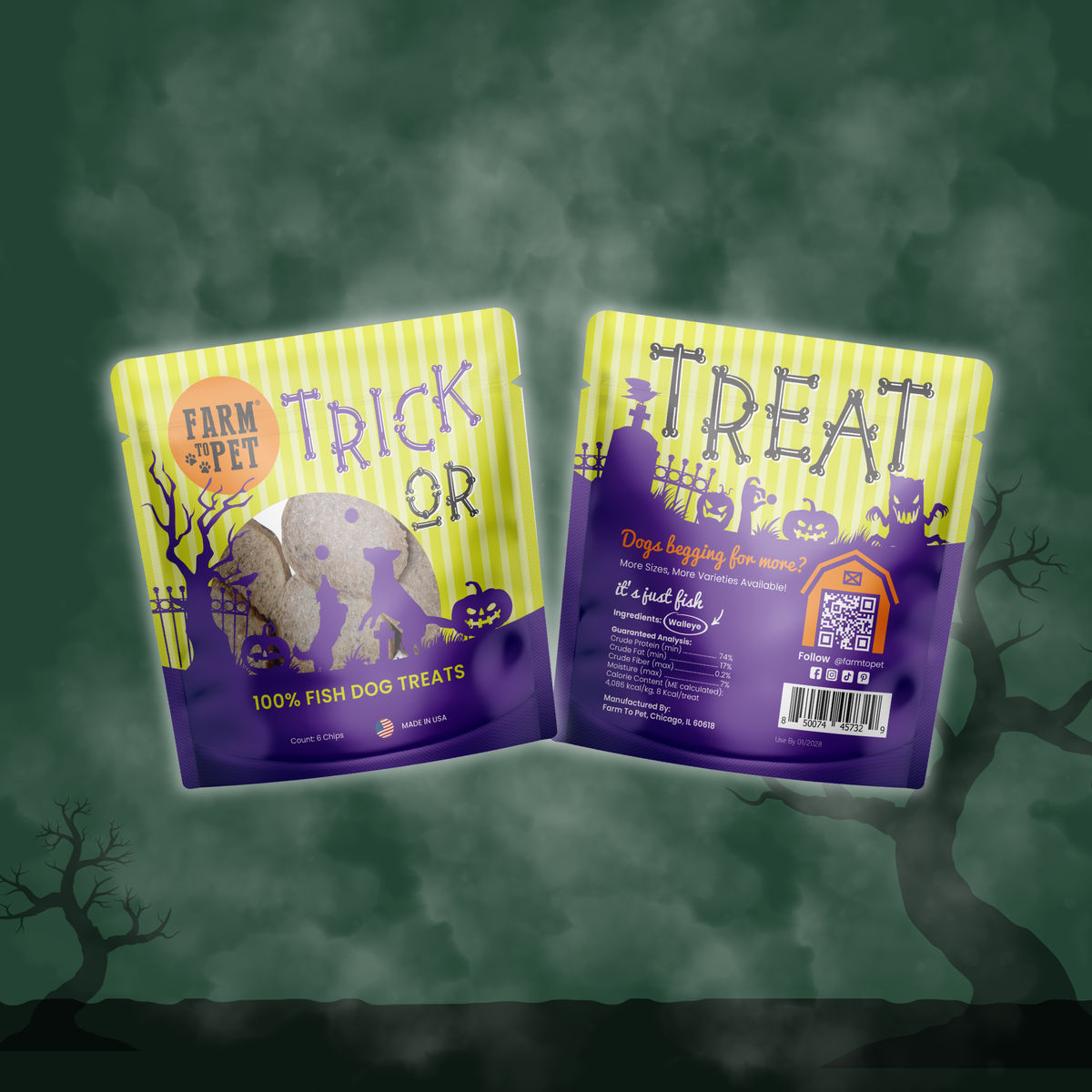 Pack de Snacks de Halloween para Perros – detalle 5 | Pawvora