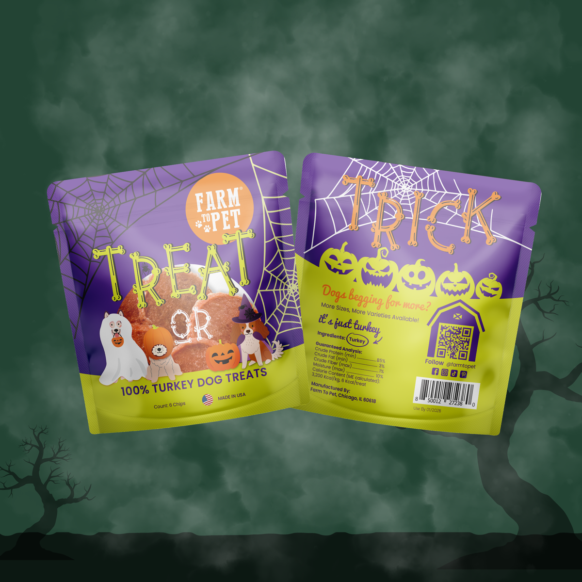 Pack de Snacks de Halloween para Perros – detalle 6 | Pawvora