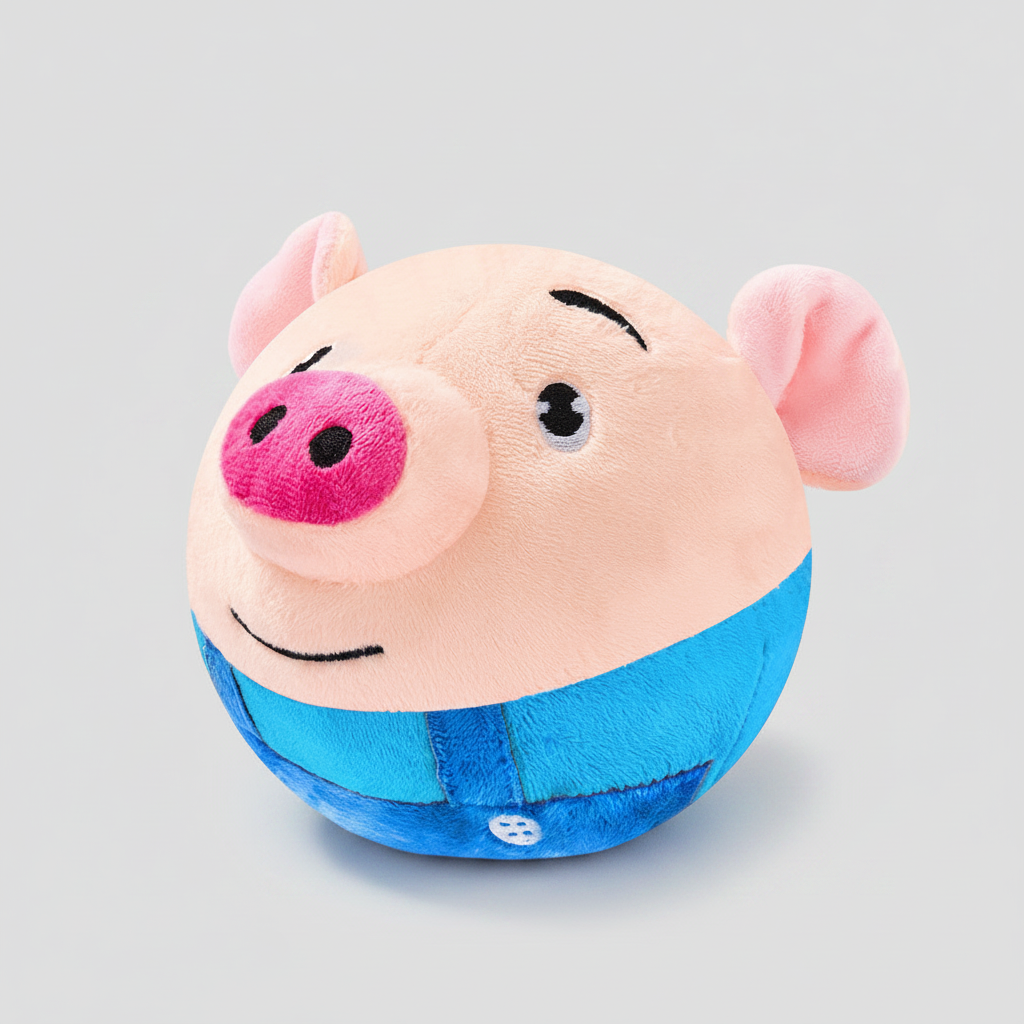 Pelota Cerdito Saltarina Interactiva – detalle 2 | Pawvora