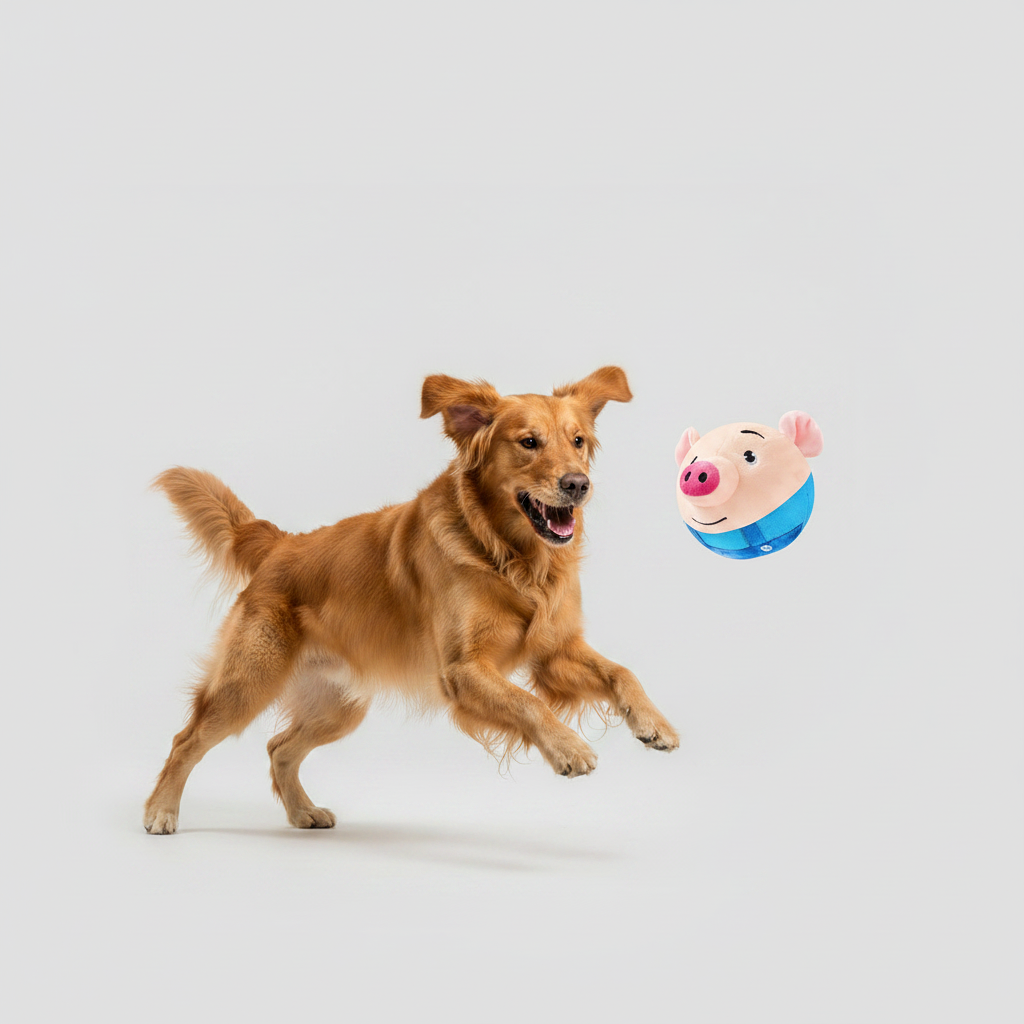 Pelota Cerdito Saltarina Interactiva – Juega Sola y Recargable