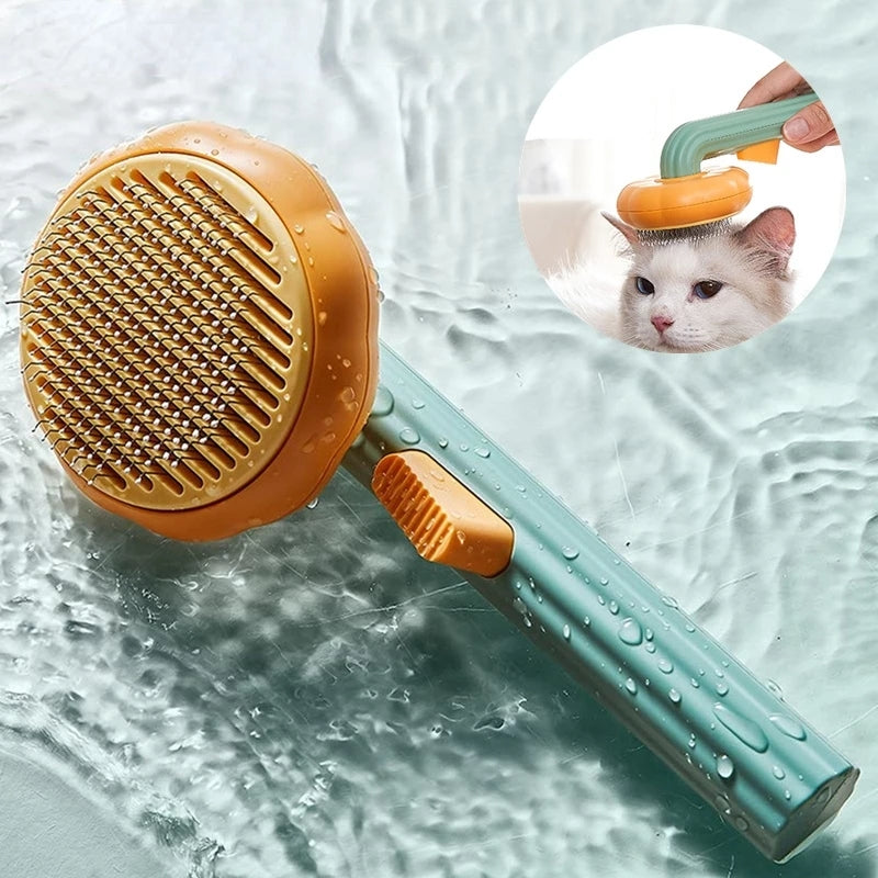Cepillo Autolimpiable Calabaza para Perros y Gatos | Pawvora