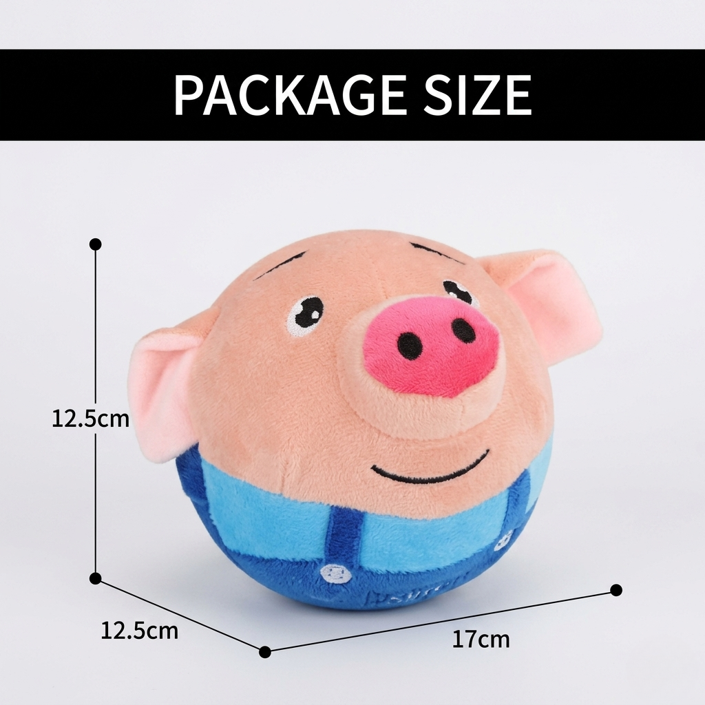 Pelota Cerdito Saltarina Interactiva – detalle 10 | Pawvora